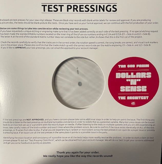 The God Fahim & The Architect - Dollars N Sense