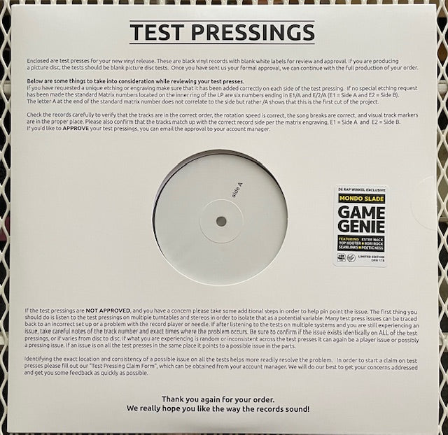 Mondo Slade - Game Genie