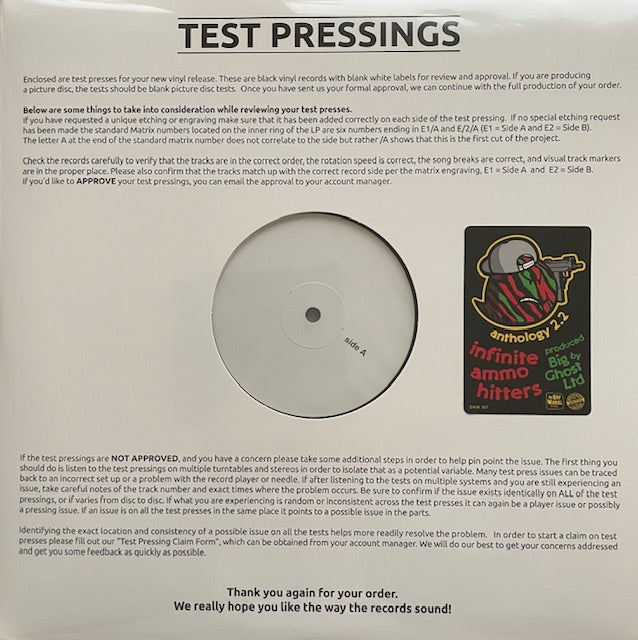 Ghost Anthology 2.2  // Test Pressing